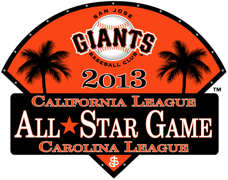 California League All-Star Game 2013 Primary Logo iron on heat transfer